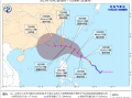 台风实时路径:台风“小犬”实时路径最新消息动态：已加强为强台风级