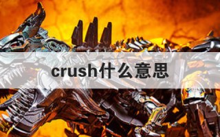 crush什么意思（crush的意思）