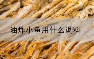 油炸小鱼用什么调料